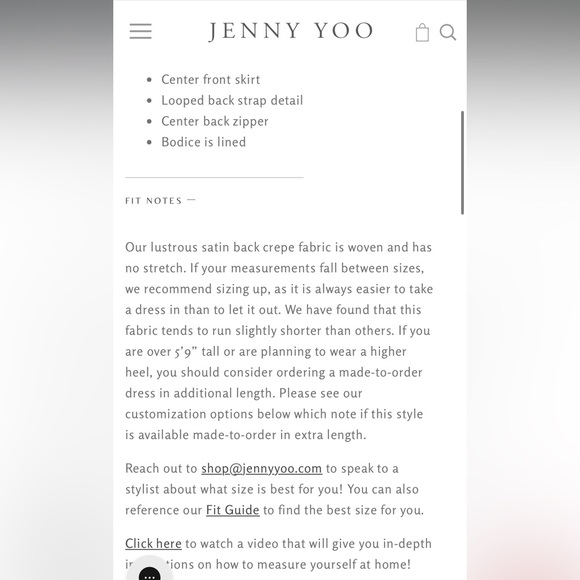 JENNY YOO Corinne Bridesmaid Satin Latte Color Dress- basically brand new! - Picture 6 of 9